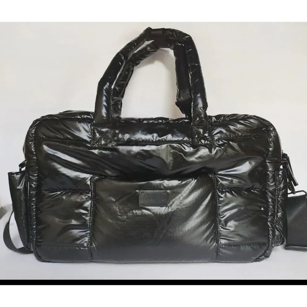 7AM Enfant SoHo Diaper Satchel in Black ~ Excellent